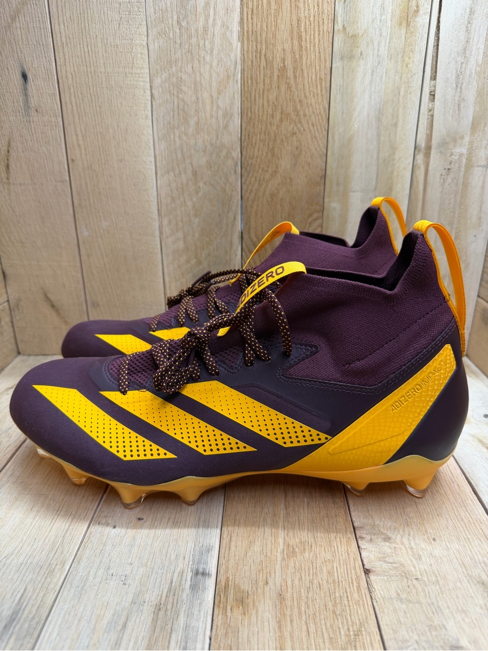 Adidas Adizero Impact + Arizona State PE Football Cleats Mens Size 14 JQ6533